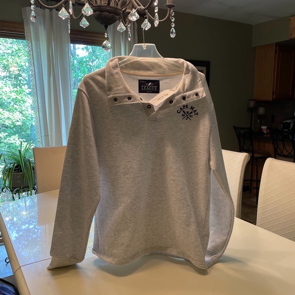 💜NWT From Cape May mens pullover sweatshirt. - Picture 2 of 5